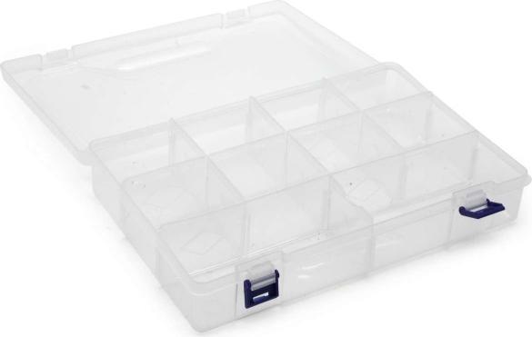 Productafbeelding Toymax Opbevaringsboks w/10 rum 30x20x6cm