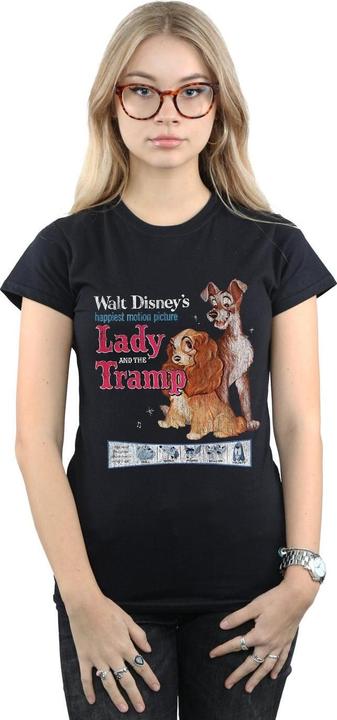 Produktbild Disney Lady And The Tramp Distressed Classic Poster TShirt (XXL)