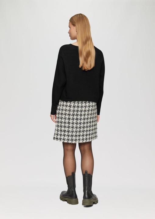 Produktbild S.Oliver Strickpullover Strukturierter Strickpullover mit Fledermausärmeln (42)