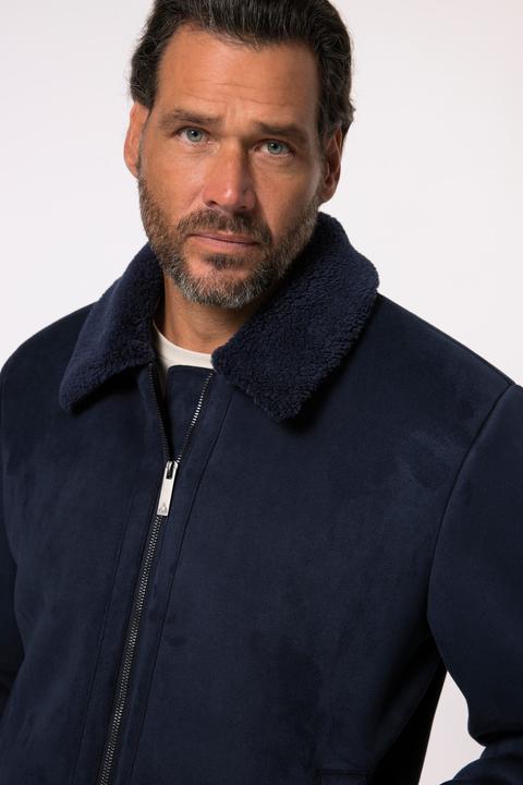 Produktbild JP1880 JP AWARE Bomberjacke, Lederoptik, Teddyfutter, GRS-zertifizierte Materialien, bis 7 XL (7XL)