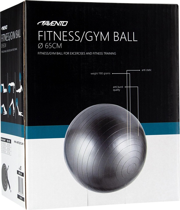 Actual product image Avento High school. ball 42OB 65cm Silver (65 cm)