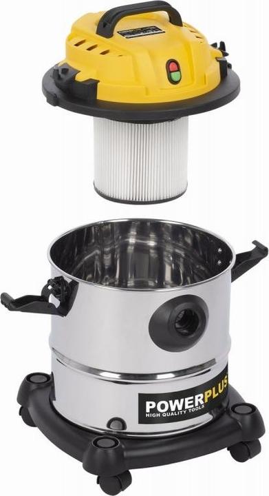 Immagine prodotto Powerplus Aspirapolvere Wet/Dry 1200W 20L - 4 Acc. (Aspirapolvere a umido e a secco)