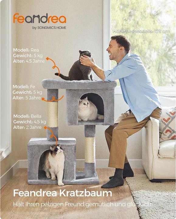 Produktbild Feandrea Simba (101 cm, Hellgrau)