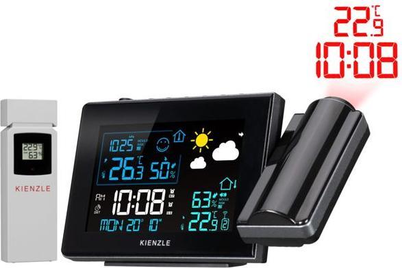 Produktbild Kienzle Funk-Wetterstation mit Wand-Projektion