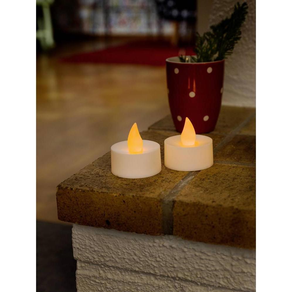 Thumbnail - Konstsmide, LED Kerzen, LED-Kerzen Weiss Warm-Weiss (2 x)