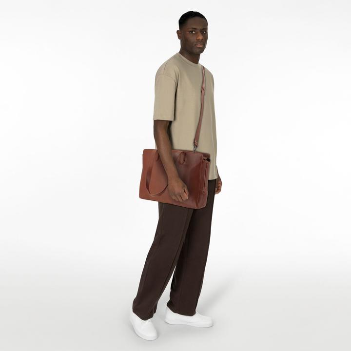 Produktbild Plevier Power Shopper Tasche Leder 41 cm Laptopfach (11 l)