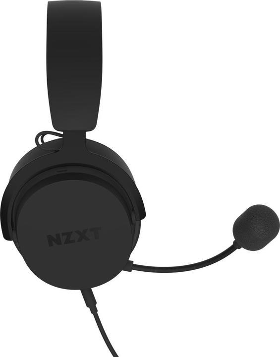 Actual product image MSI NZXT Wired Closed Back Headset 40mm Black V2 AP-WCB40-B2 retail (Cable)