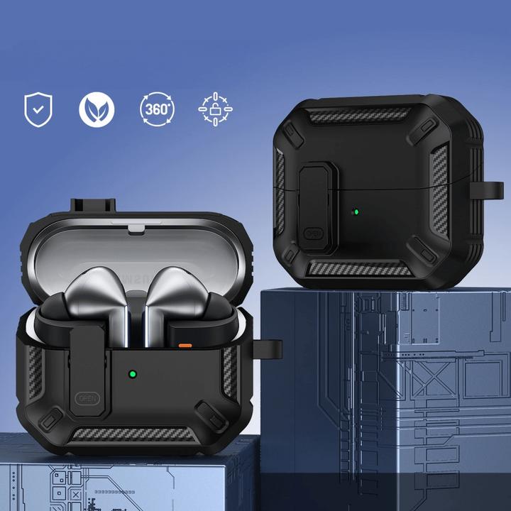 Immagine prodotto Cover-Discount Galaxy Buds3 / Buds3 Pro - Armor Schutzhülle mit Karabiner (Manicotto per cuffie)