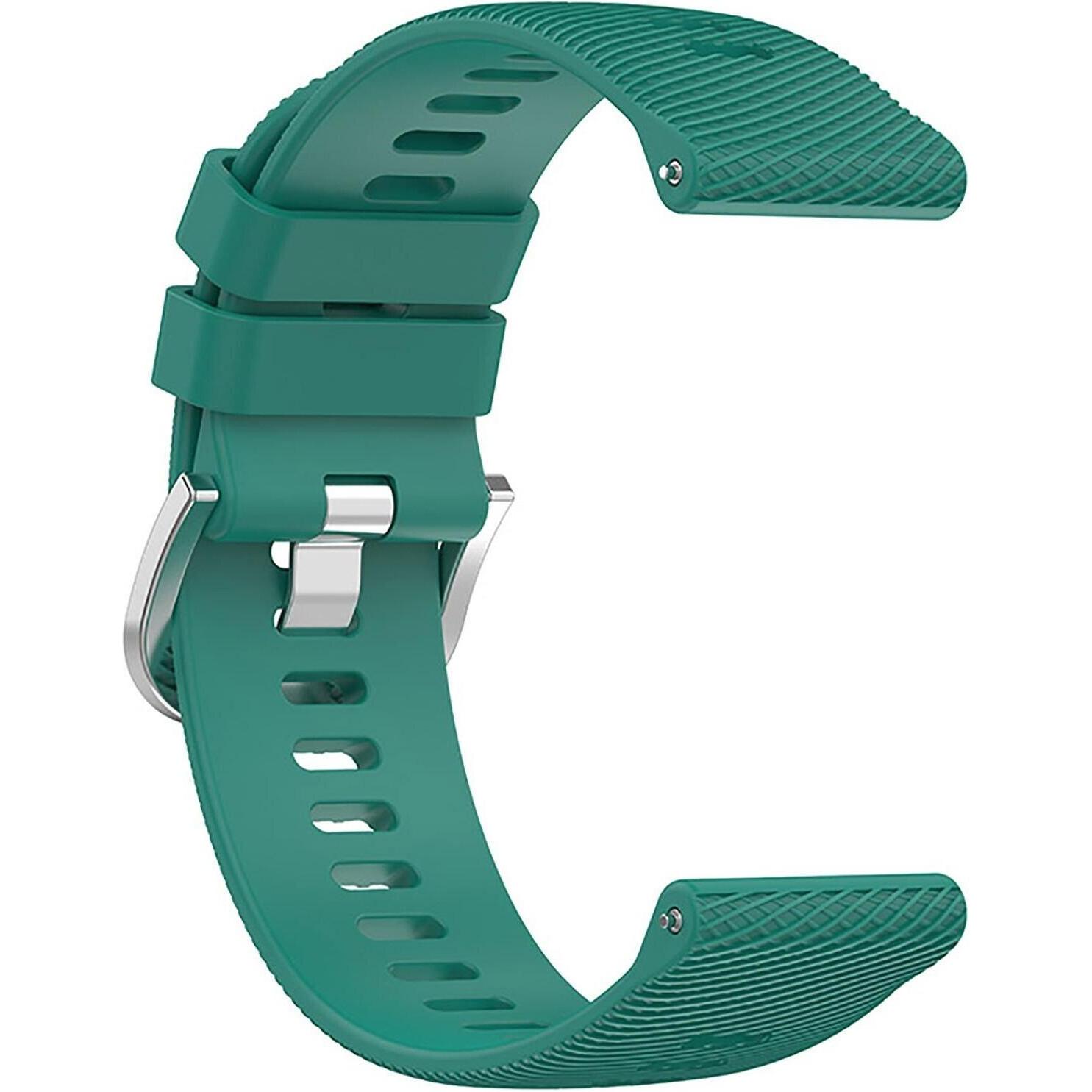 Thumbnail - Strap-it Silikonarmband (Silikon, vivoactive 4), Uhrenarmband, Grün