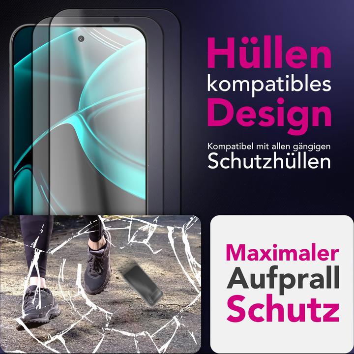 Produktbild Nalia Schutzglas "ArmorGlassX" - 2x Display Glas Ultra Klar 9H Härte - Screen Protector Tempered Glass (2 Stk., Google Pixel 10 Pro XL)