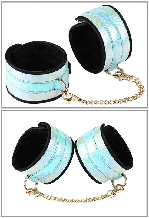 Actual product image Liebe Seele Bondage Set 8 Piece Vivid Sky Blue Glossy