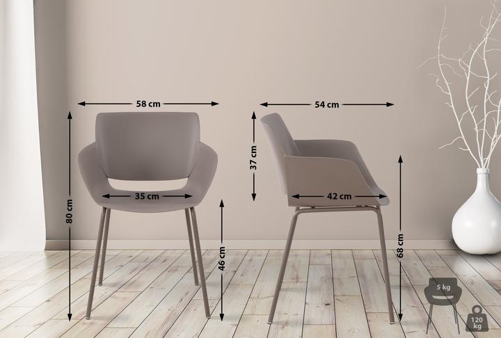 Actual product image CLP Alpena weatherproof chair with backrest