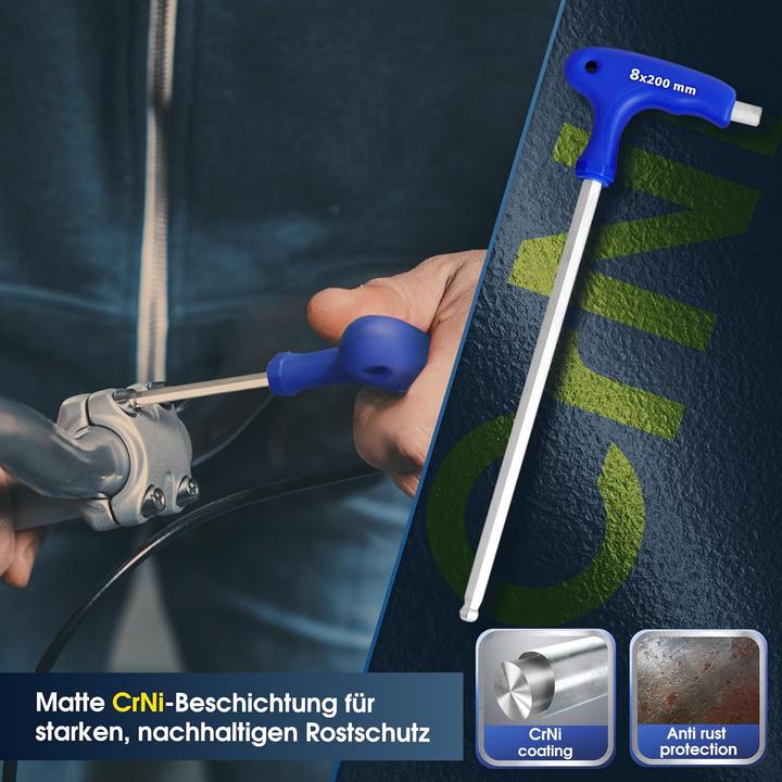 Actual product image S&R 10-teiliges Innensechskantschlüssel-Set