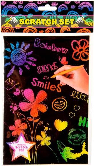 Actual product image LG-Imports Scratching set rainbow, 9 pcs.