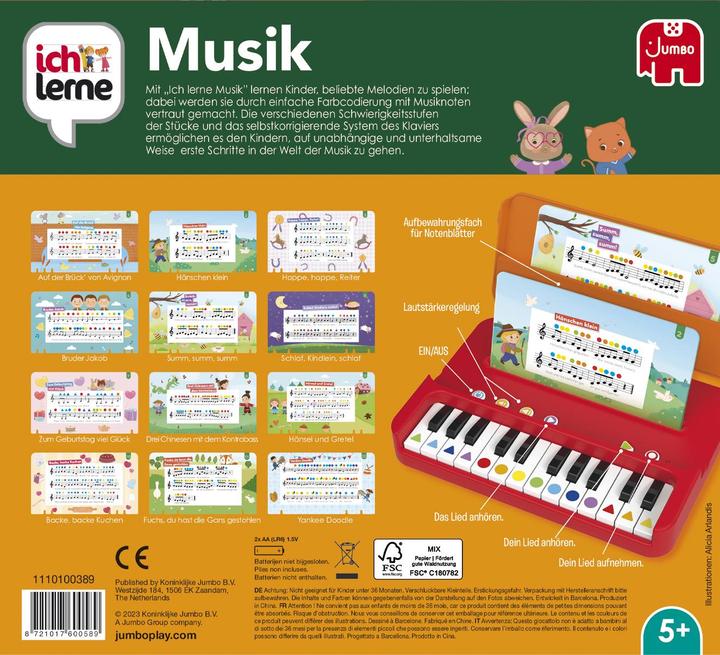 Produktbild Jumbo Ich lerne Musik (Multilingual)