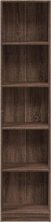 Produktbild vidaXL Bücherregal Regal Standregal Büroregal Aktenregal Braun Eichen-Optik (40 x 24 x 176 cm)