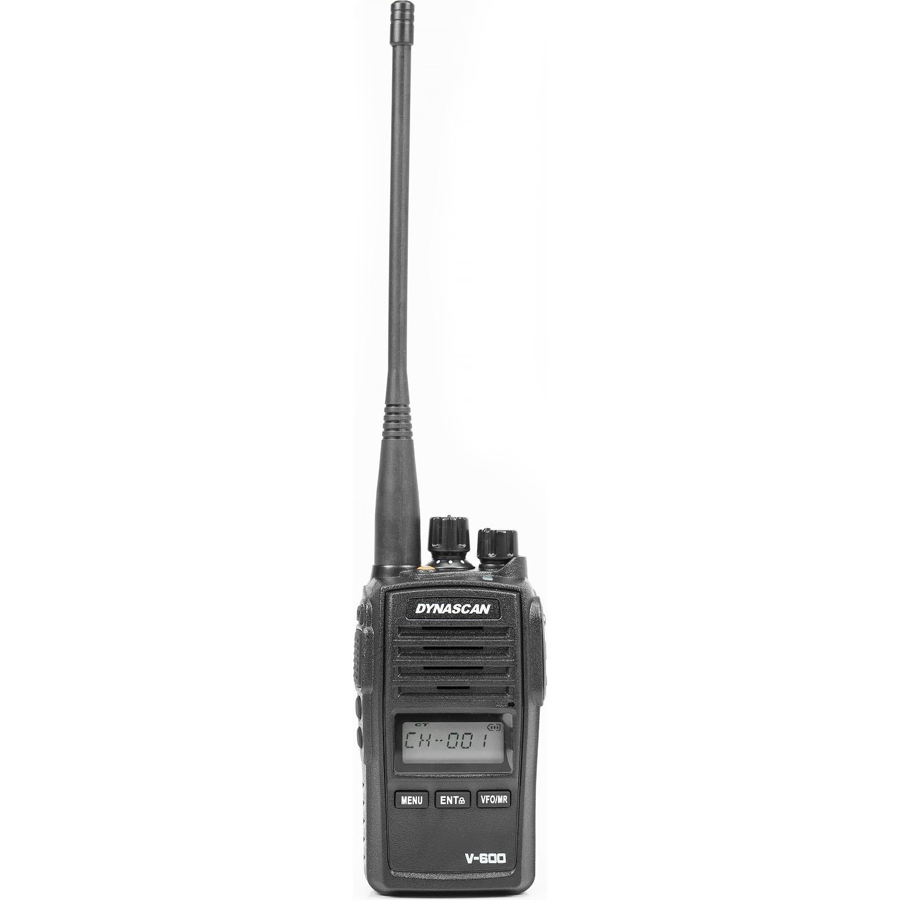 Dynascan Tragbares UKW-Radio PNI V-600, 136-174 MHz, IP67, Scan, Scrambler, VOX, Walkie-Talkie, Schwarz