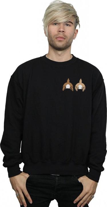 Actual product image Disney Mens Chip N Dale Backside Breast Print Sweatshirt (4XL)