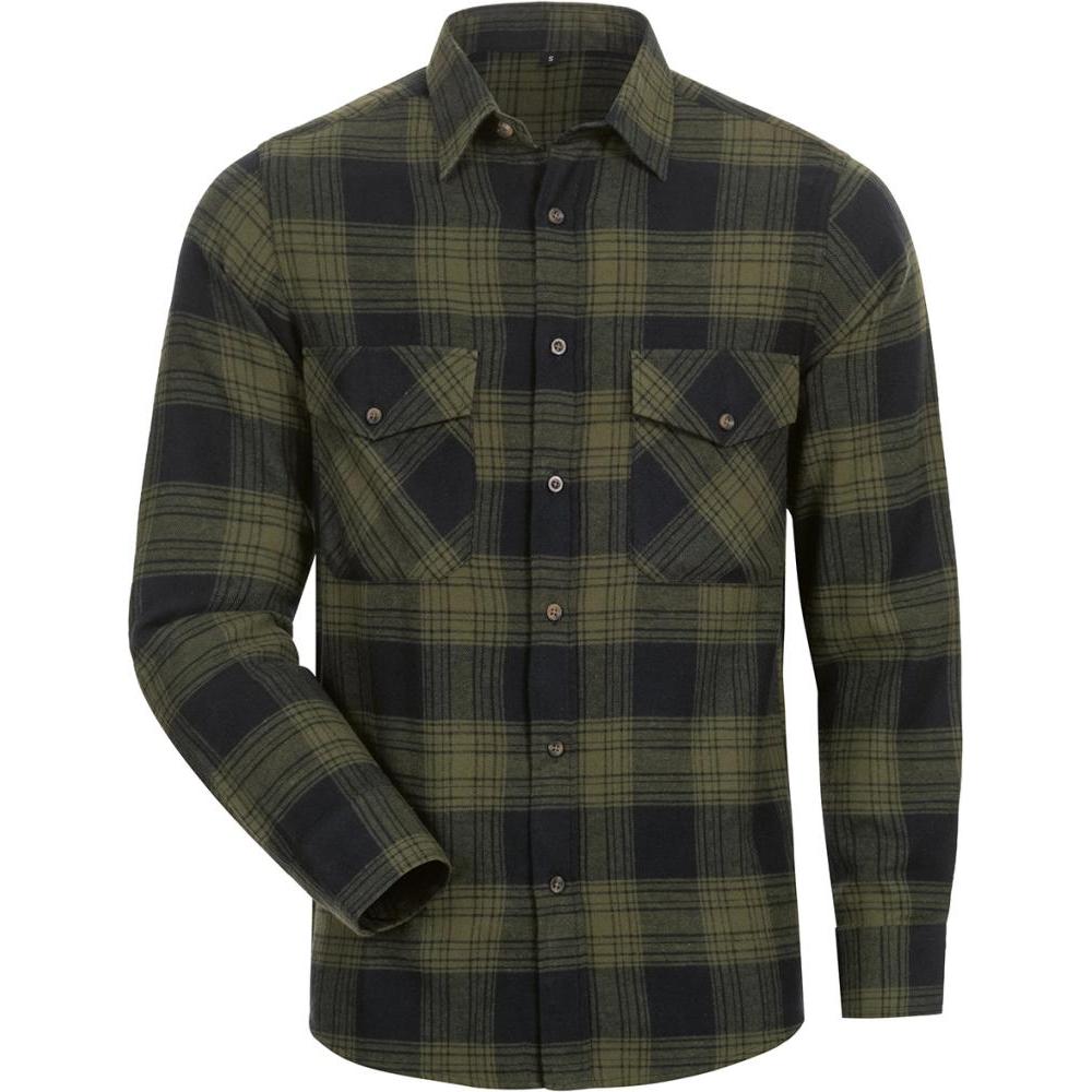 Magni, Herren, Hemd, Feldtmann Flanell Hemd Flanellhemd Gr. S, Grün, (S)