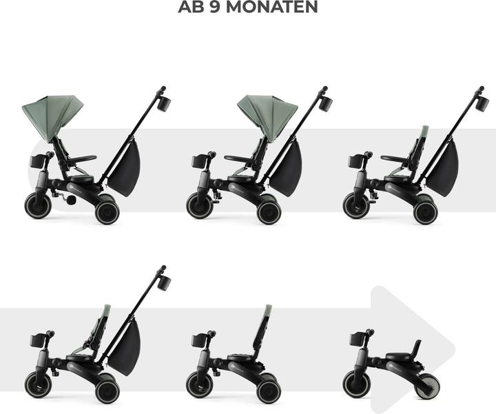 Actual product image KinderKraft Tricycle JAZZ 2 GREEN
