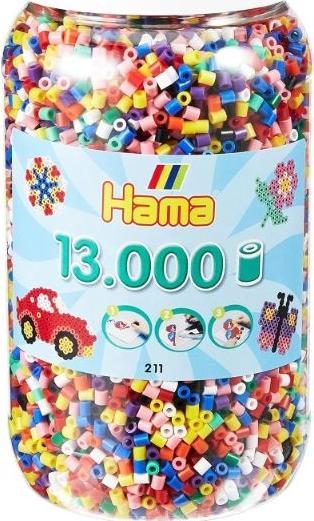 Actual product image Hama Perlen 211-00 Tub 13000 Beads Mix 00