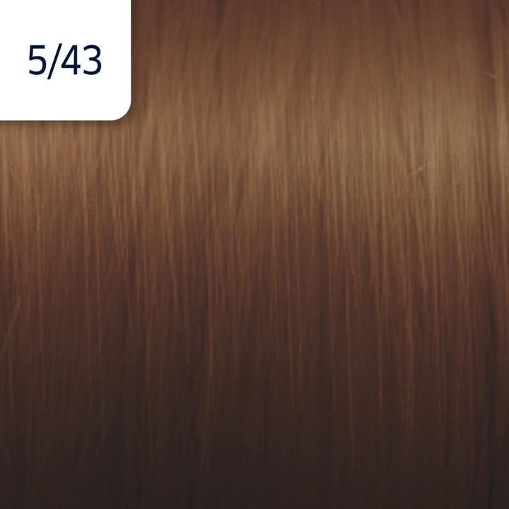 Immagine prodotto Wella Illumina Colore permanente per capelli 60ml tubo 5/43 (5/43 Marrone medio con toni caldi dell'oro)