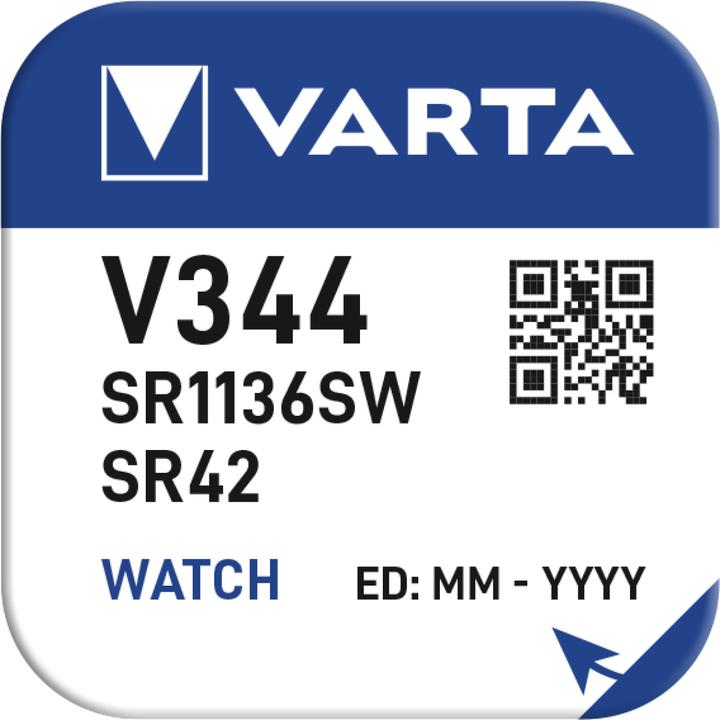 Produktbild Varta V 344 - Batterie SR42 - Silberoxid - 100 (1 Stk., SR42, 100 mAh)