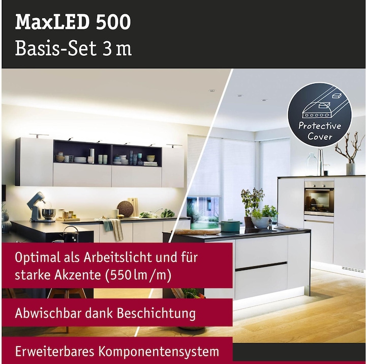 Immagine prodotto Paulmann Set di strisce MaxLED 500 (Bianco, 300 cm, Interno)