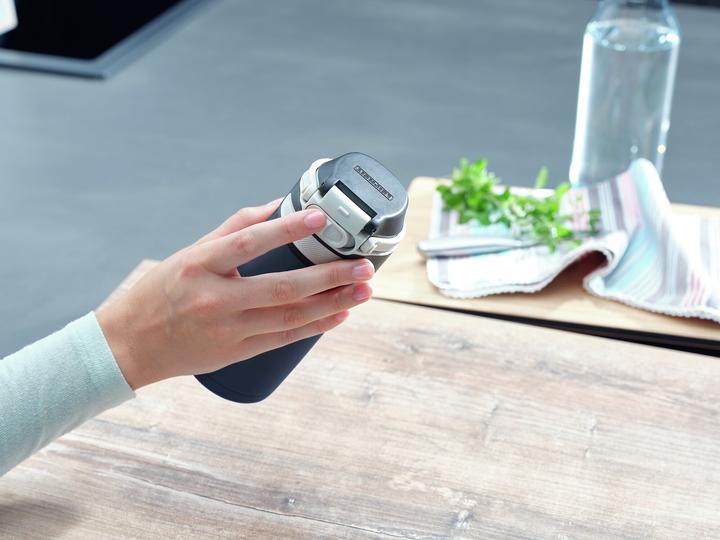 Actual product image Leifheit Borraccia Flip Acciaio Blu 350ml (0.35 l)