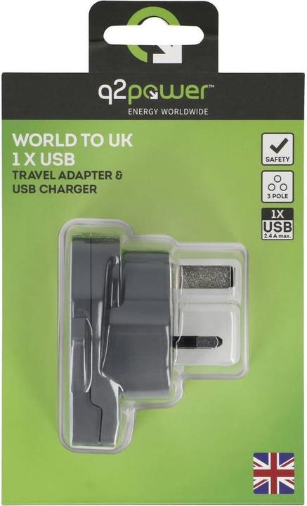 Immagine prodotto Q2 Power Adattatore da viaggio Q2Power World