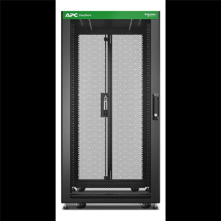 Image du produit APC Easy Rack /24U/1000mm avec Roof Side panel castors feet and 4 Brackets No Bottom (24 HE, Rack 19 pouces)
