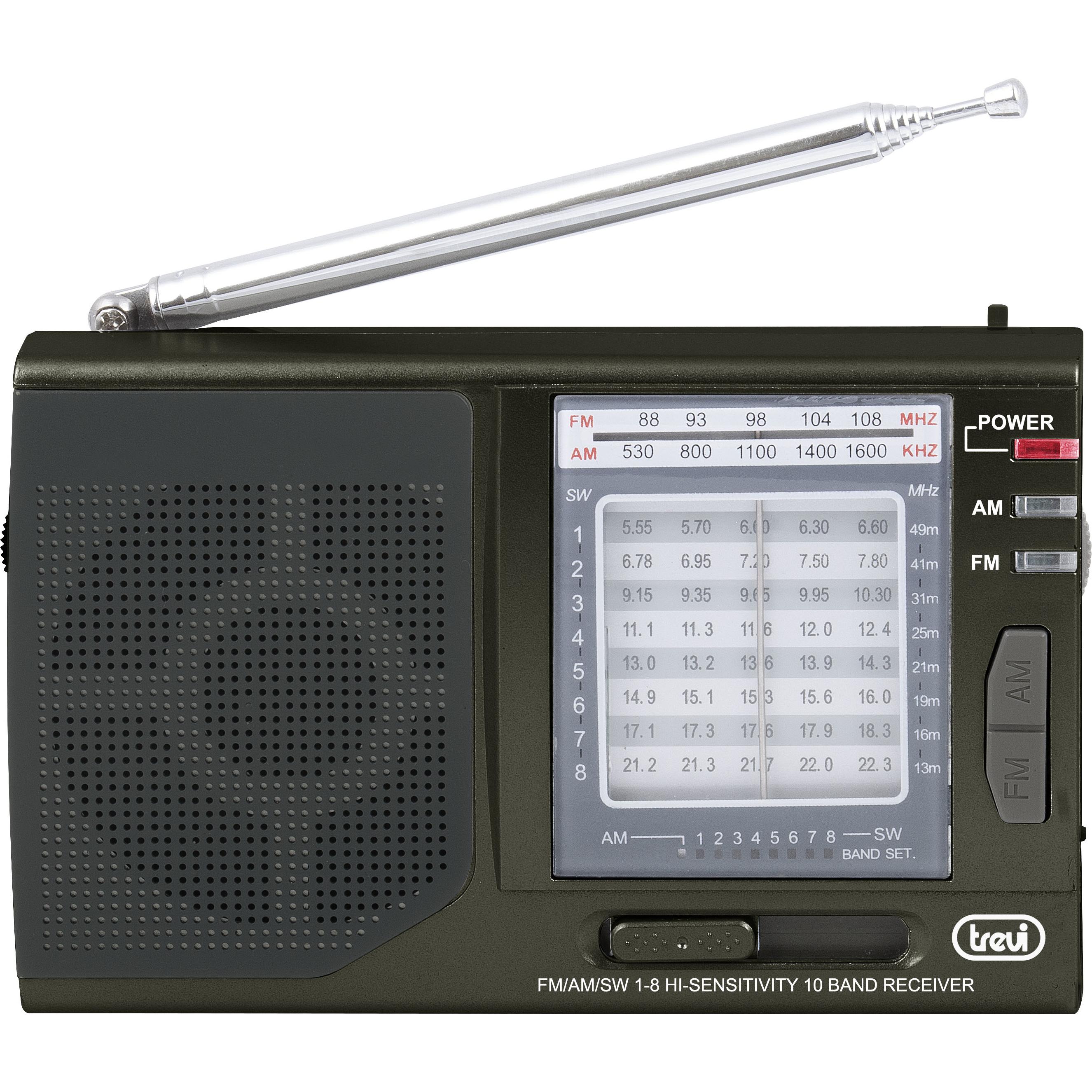 Trevi MB 728 Tragbar Analog (FM, AM), Radio, Weiss