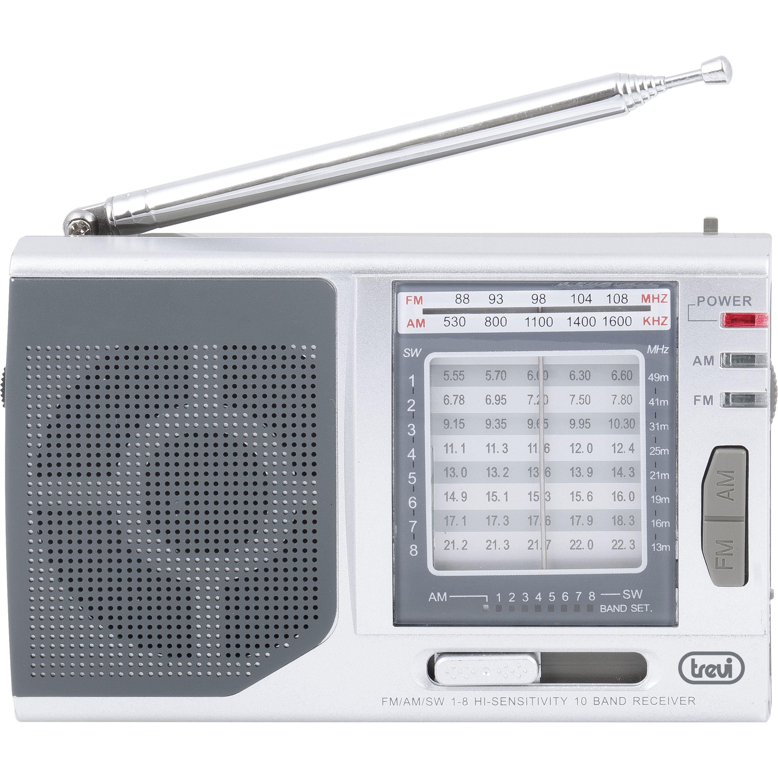 Trevi MB 728 Tragbar Analog (FM, AM), Radio, Schwarz
