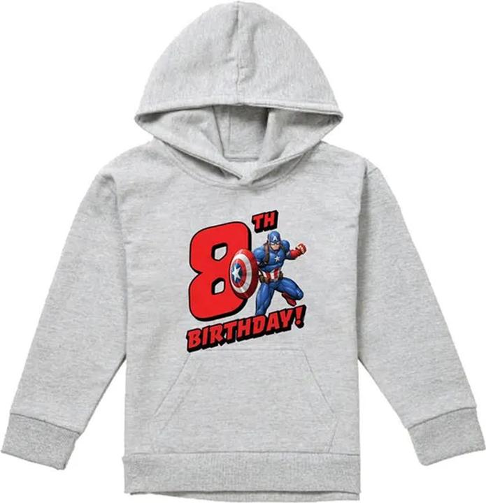 Image du produit Captain America - Sweat à capuche 8TH BIRTHDAY - Enfant (116)