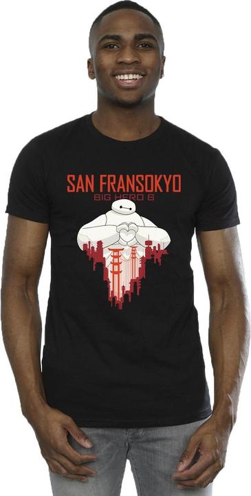 Produktbild Disney Big Hero 6 Baymax San Fransokyo Heart TShirt (M)