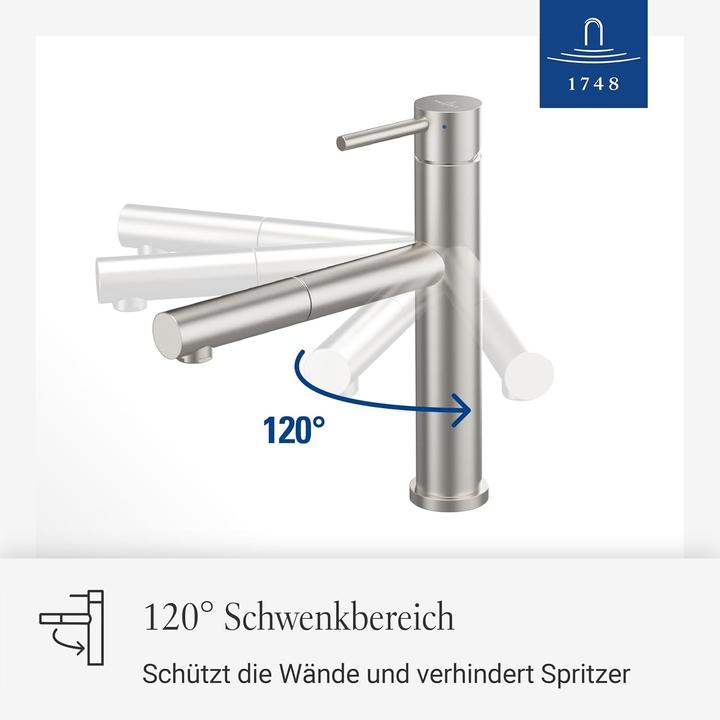 Produktbild Villeroy & Boch Como Sky Shower Küchenarmatur, aus Edelstahl