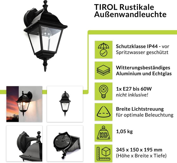 Actual product image Licht-Erlebnisse Tirol (E27, IP44)