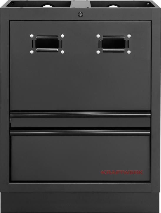 Kraftwerk MOBILIO Unterschrank Kabelaufroller BLK (Metal)