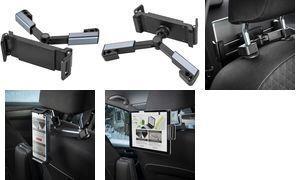 Image du produit Helit Support pour tablette PC à l'arrière de la voiture, noir, compatible avec 6,45 cm (4,7)