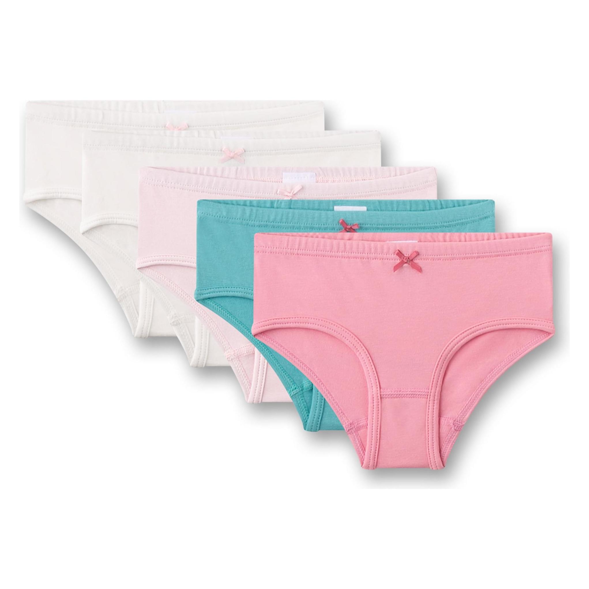 Sanetta, Mädchen, Unterhosen, Kid's Set Hipslip 337222 5er Pack, Mehrfarbig, (104, 5er Pack)