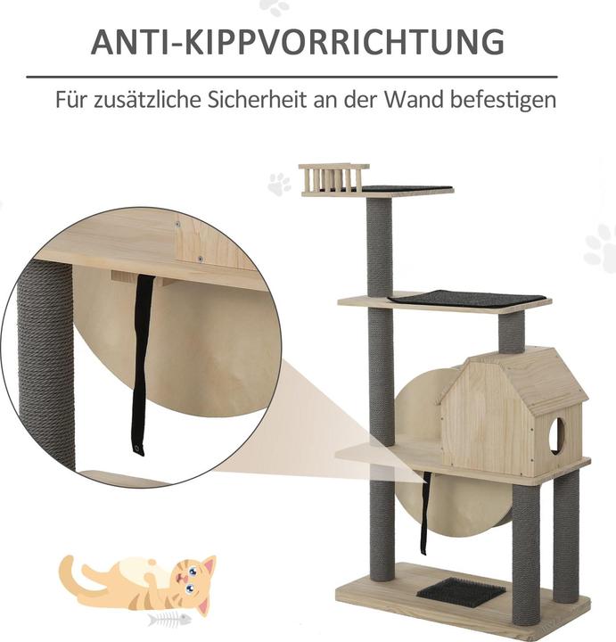 Actual product image Jamb Scratching post (143 cm, Nature)