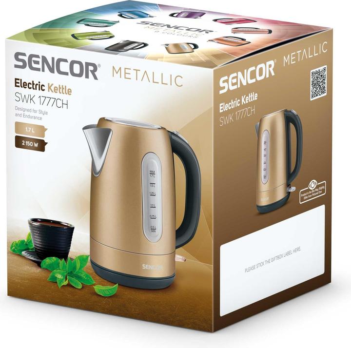 Image du produit Sencor SWK1777CH Bouilloire électrique 1,7 L 2150 W Chrome (1.70 l)