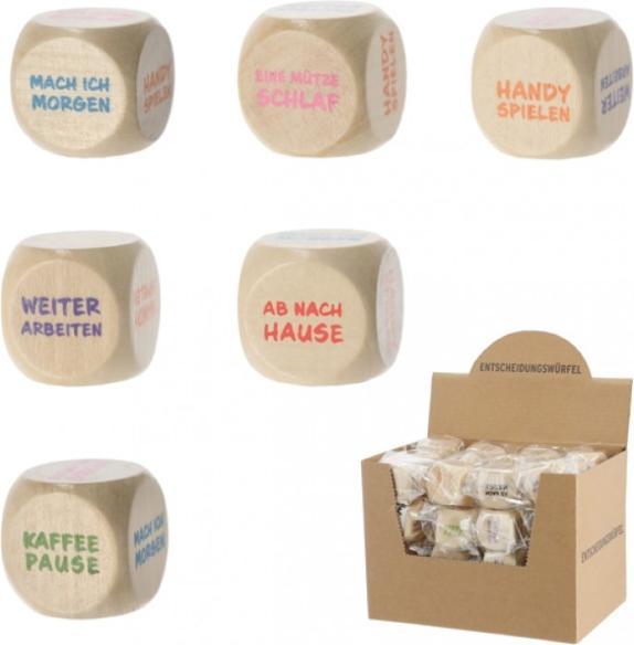 Produktbild Natura Punto Entscheidungswürfel Job (3 x 3 x 3 cm)