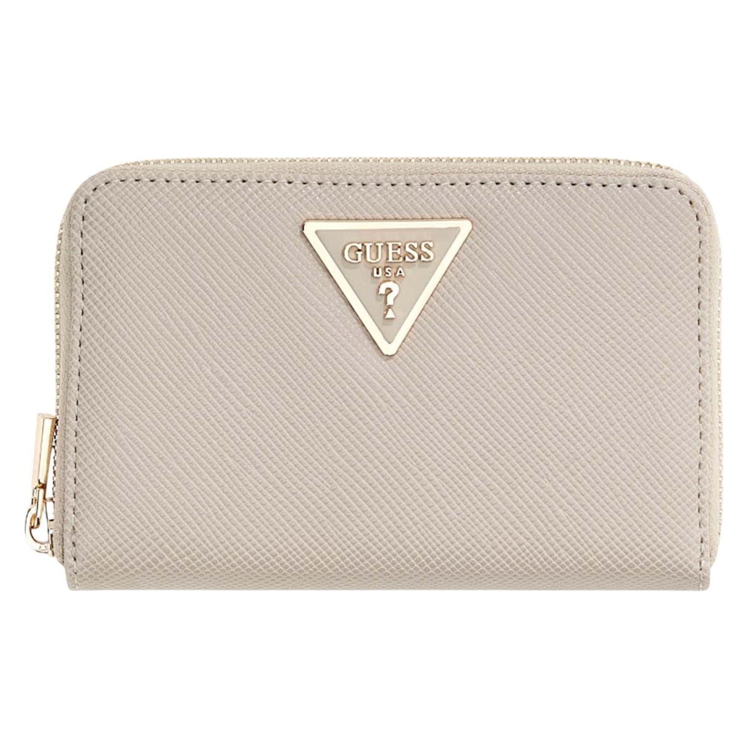 Guess, Damen, Portemonnaie, Laurel Ii Slg Medium Zip Around Wallet, Braun