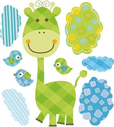 Image du produit Trenddeko Set d'animaux amusants (échantillon) (60 x 54 cm)