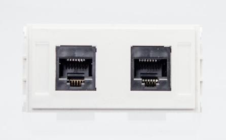 Produktbild Vivolink WI221283 Steckdose 2 x RJ-45