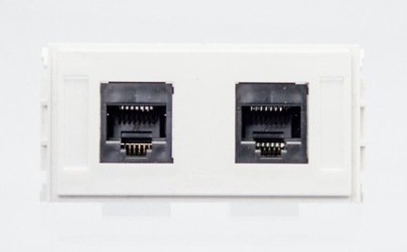 Actual product image Vivolink WI221283 Socket 2 x RJ-45