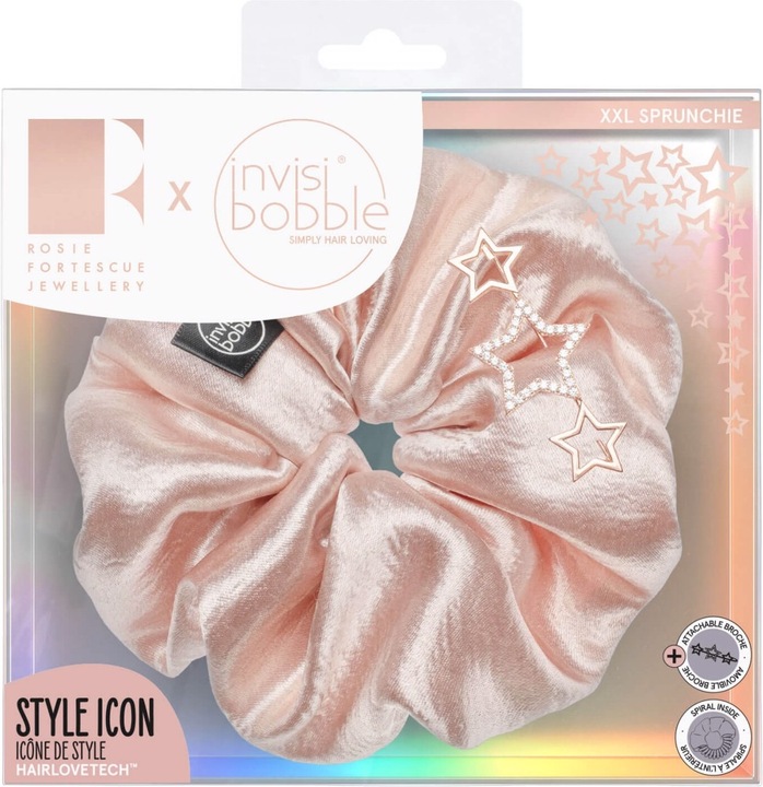 Actual product image Invisibobble x Rosie Fortescue - XXL SPRUNCHIE Rosie Star (Hair tie)