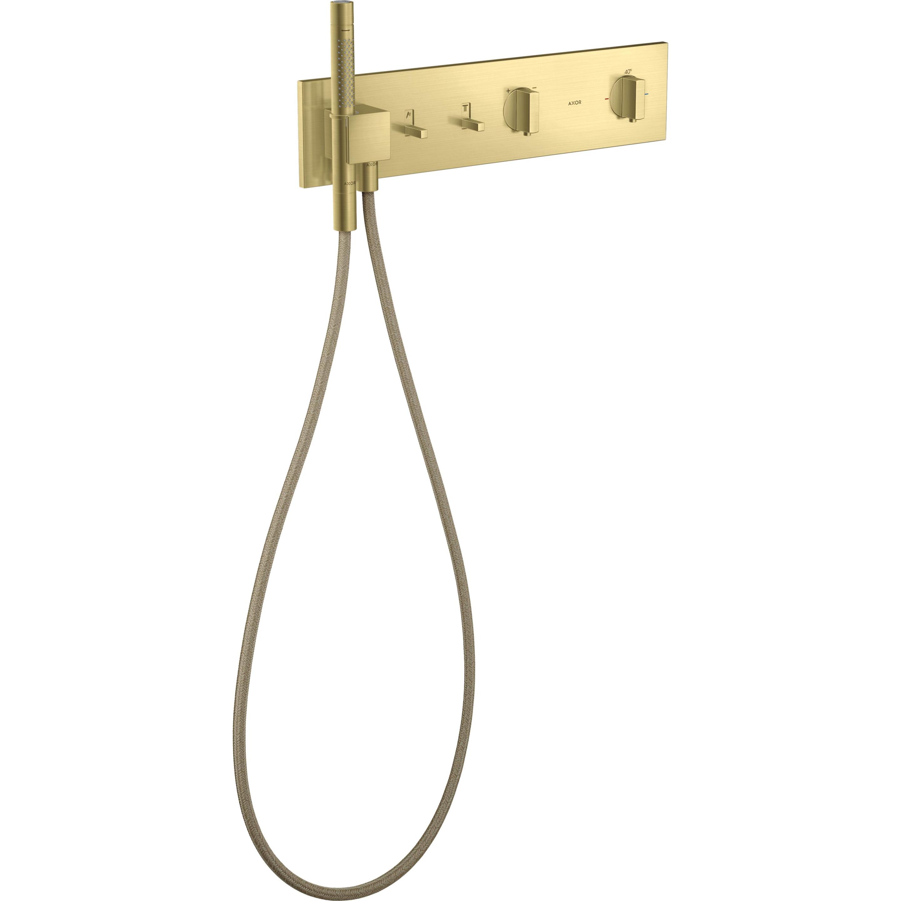 hansgrohe, Badarmatur, AXOR ShowerComposition Thermostatmodul Select, 2 Verbraucher, 470/110, 12571