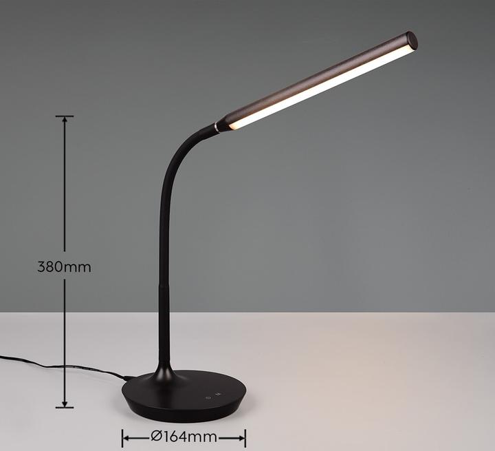 Immagine prodotto Reality LED-Tischleuchte Toro R57641102 schwarz, 5 W, 700 lm, CCT (700 lm)